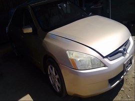 2003 HONDA ACCORD, GOLD, EX, 3.0, AT.  A25099